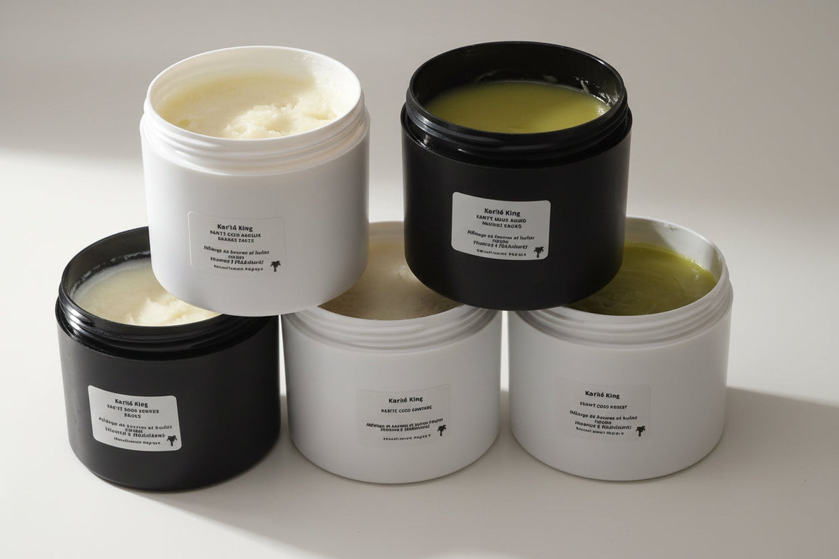 Pack Coco Karité King, 5 pots de beurre de karité