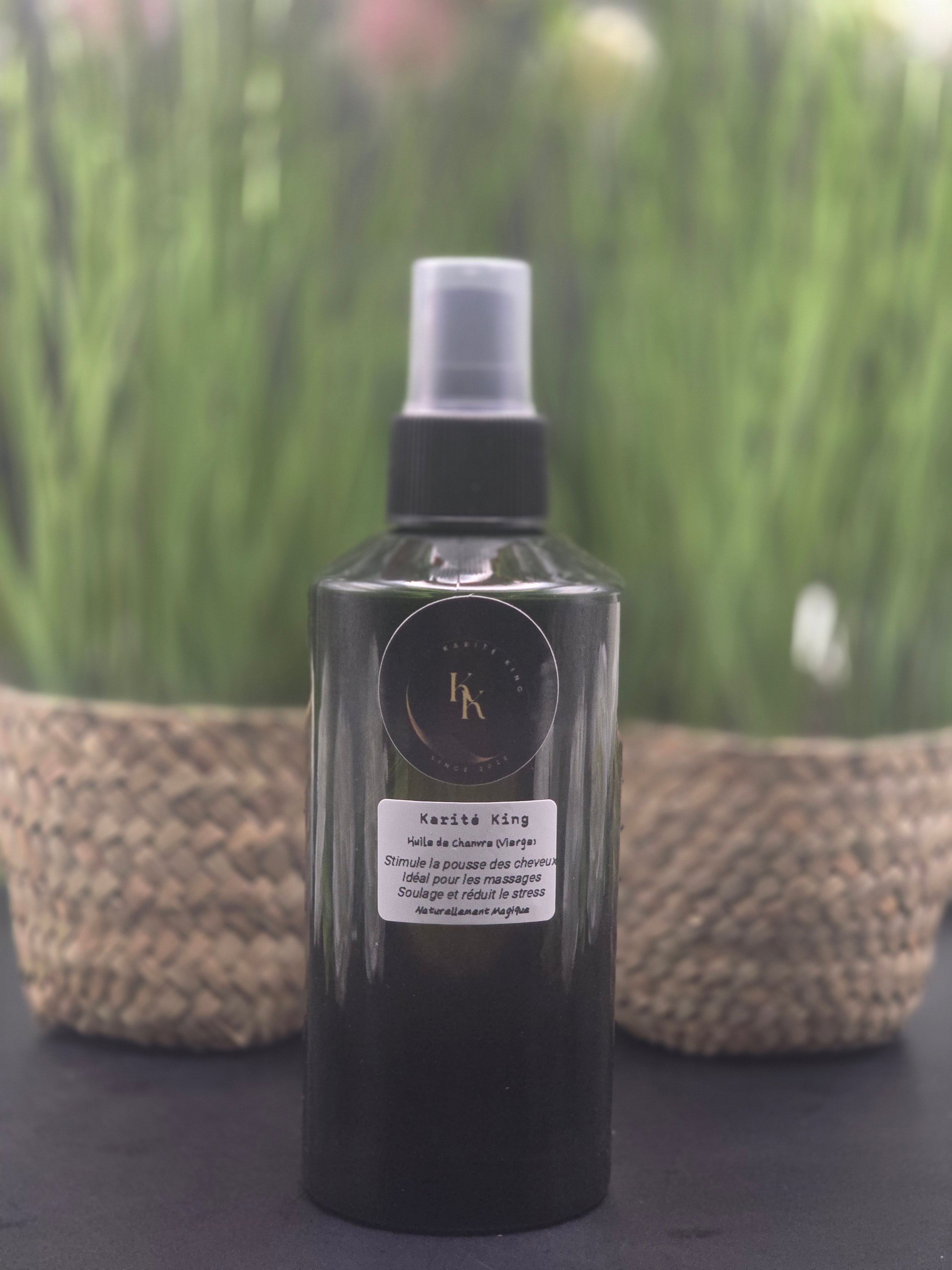 Huile de chanvre vierge - Pousse des cheveux et soin capillaire