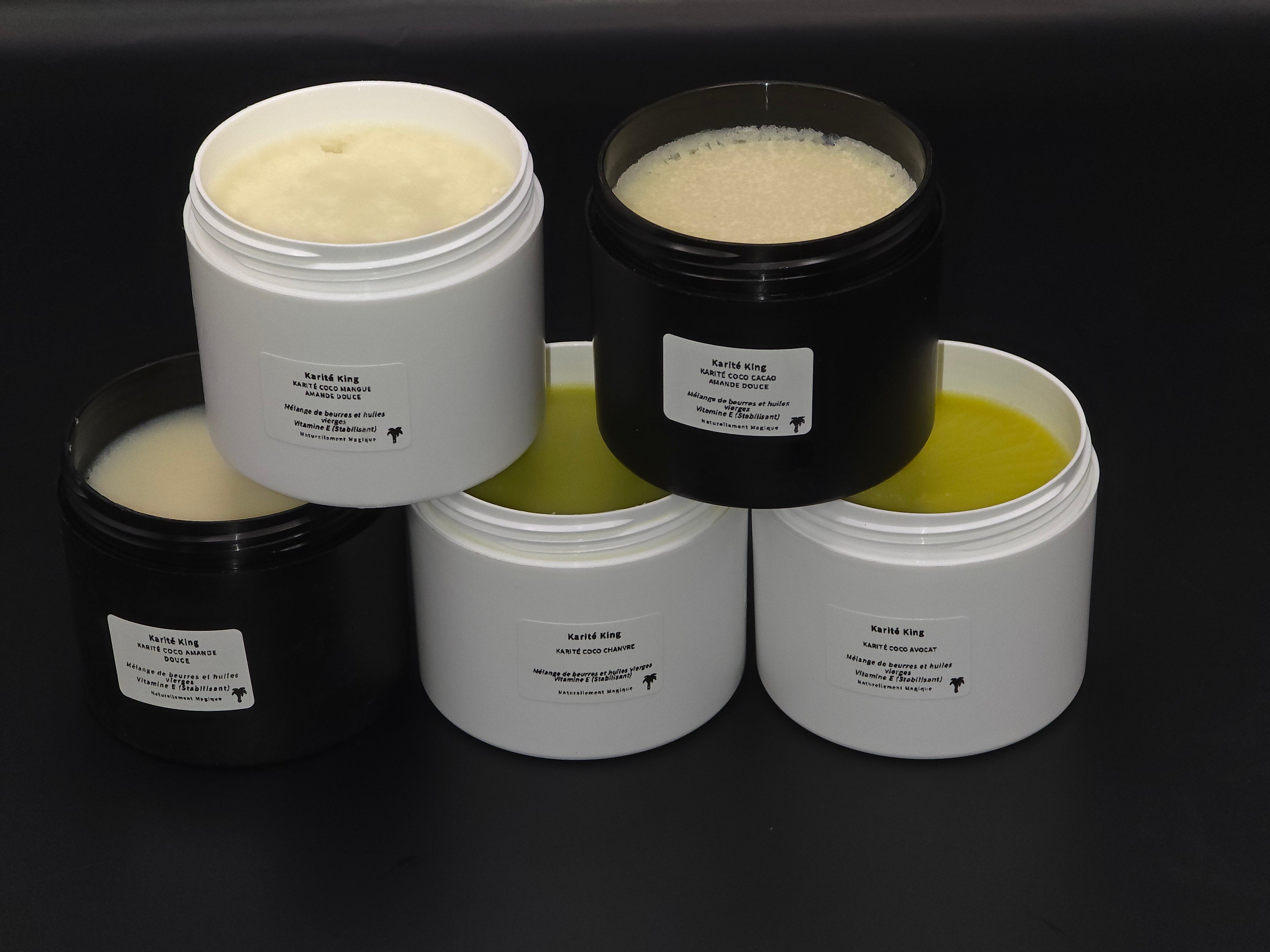 Pack Coco Karité King - 5 variétés de beurres naturels 100ml