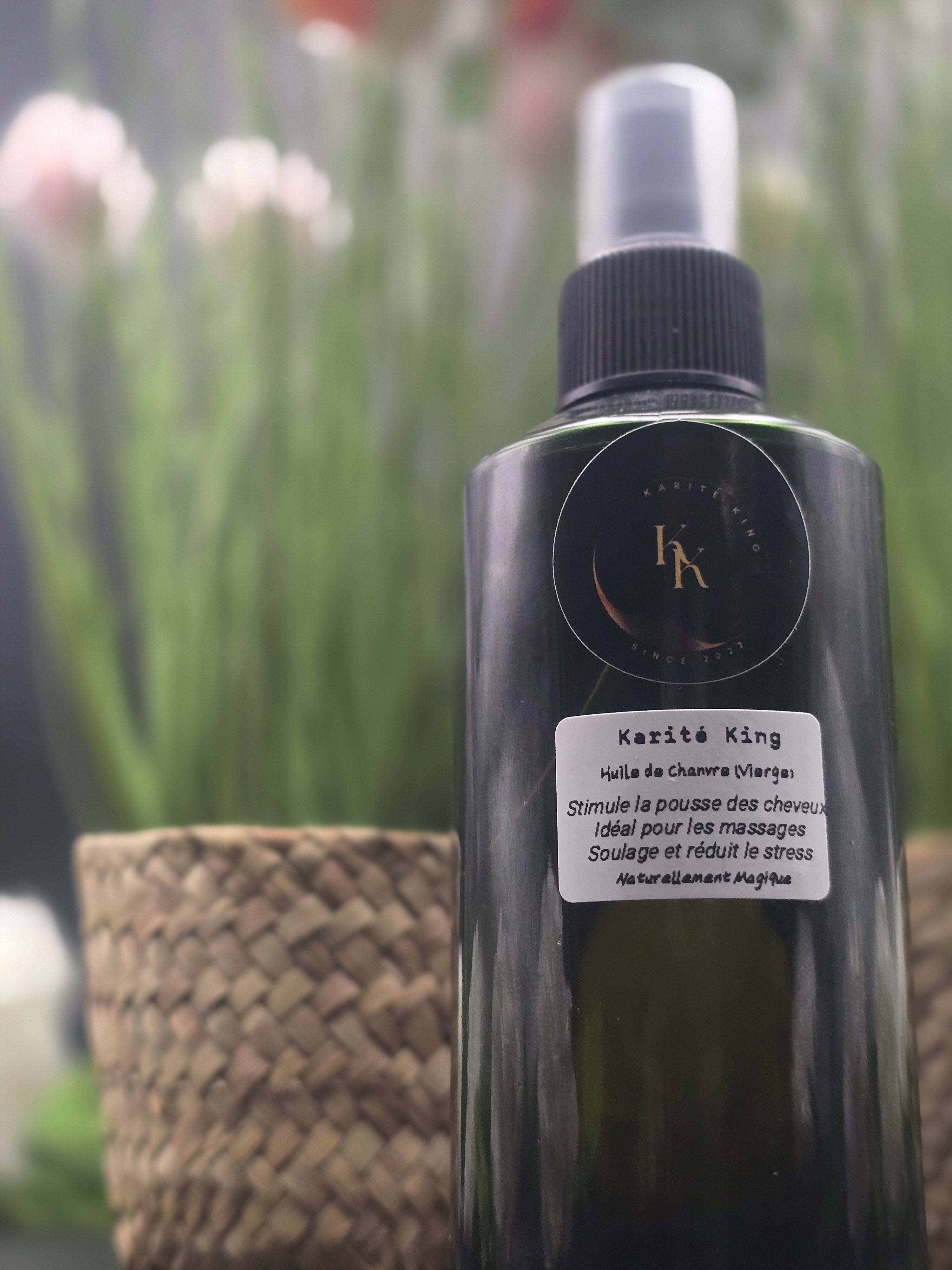 Huile chanvre Karité King - Soulage douleurs musculaires et nerveuses