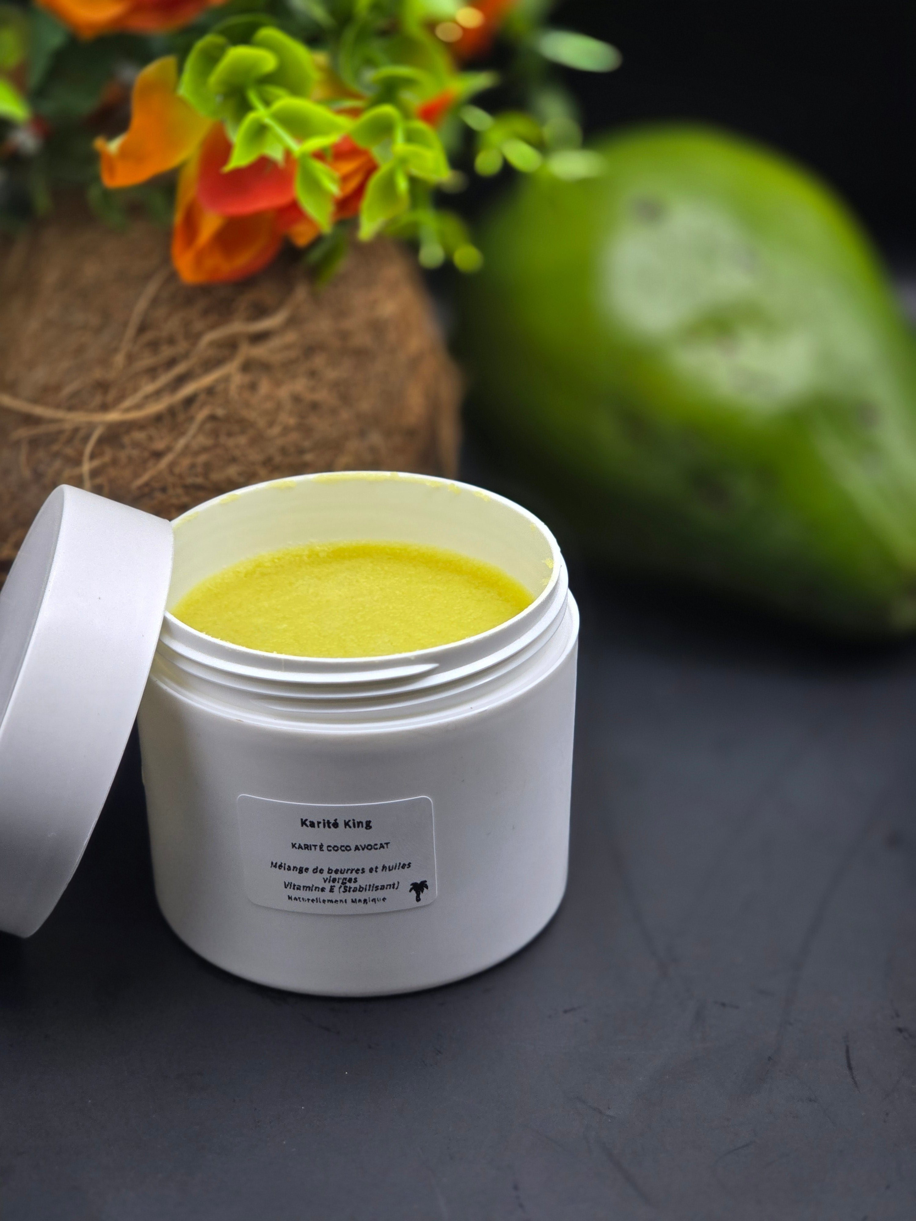 Beurre de karité coco et avocat - Régulateur de sébum anti-vergetures