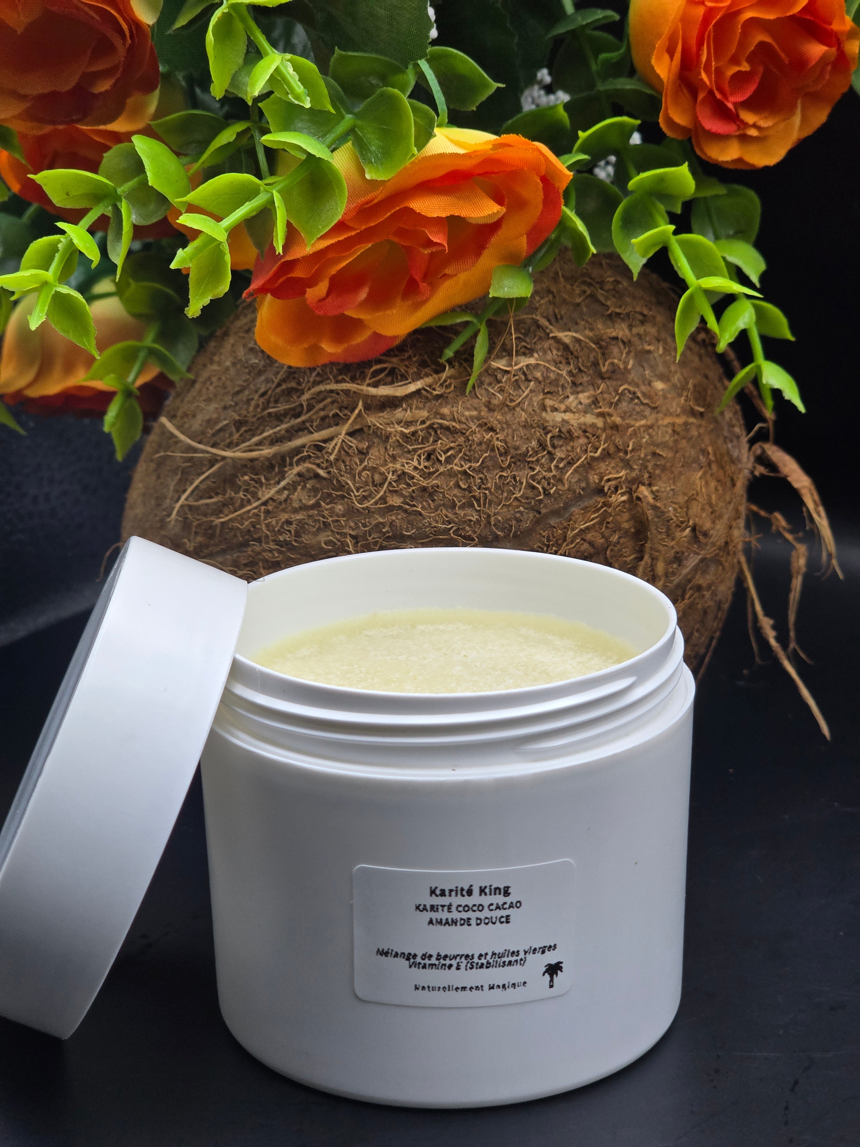 Beurre de karité coco cacao et amande douce - Hydratant naturel au parfum chocolat